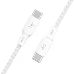 Cable USB-C Vers USB-C Belkin 100W 2M - Blanc – Image 3
