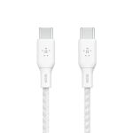 Cable USB-C Vers USB-C Belkin 100W 2M - Blanc