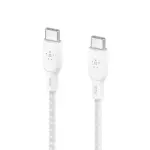Cable USB-C Vers USB-C Belkin 100W 2M - Blanc – Image 2