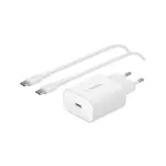 Chargeur Secteur Belkin USB-C PPS 25W + Câble USB-C Vers Lightning