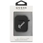 Etui En Silicone Guess Pour AirPods / AirPods 2 - Black
