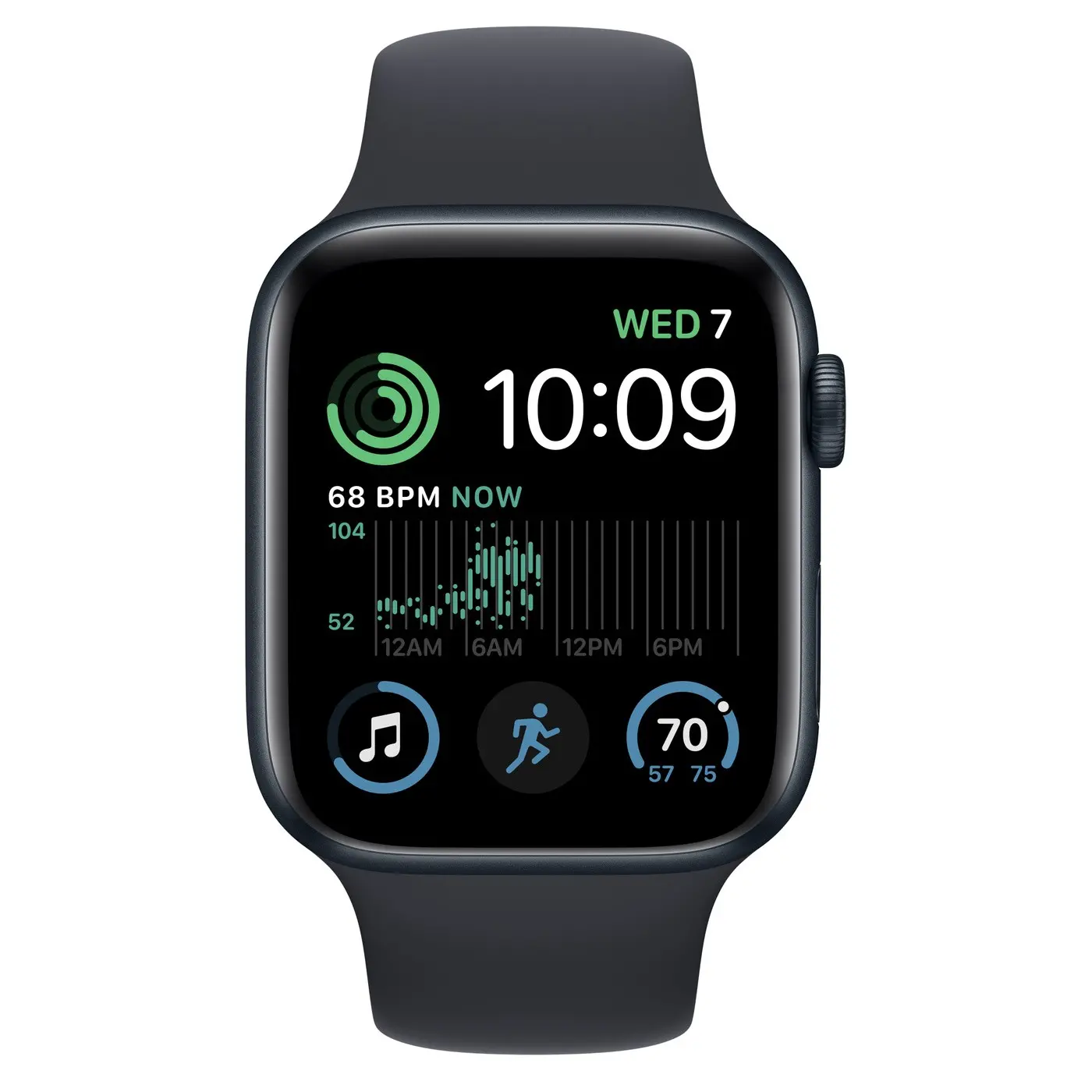 Apple Watch SE GPS Boîtier alu Minuit 44mm Bracelet Sport - Minuit Apple Watch SE GPS Boîtier alu Minuit 44mm Bracelet Sport - Minuit