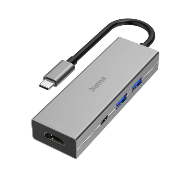 Hub USB-C Hama 4 Ports 2 USB-A / USB-C / HDMI