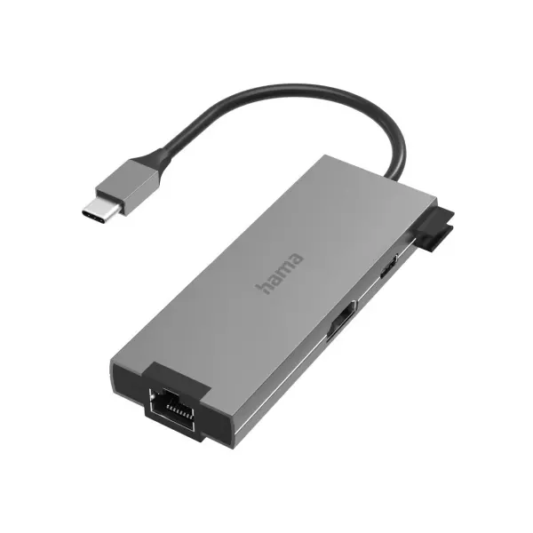Hub USB-C Hama 5 Ports 2 USB-A / USB-C / HDMI / Ethernet