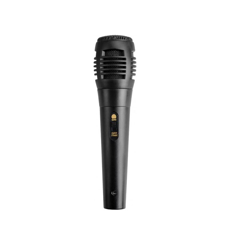 Microphone Omega Jack 6.3mm 3M Pour Karaoke - Noir
