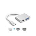 Adaptateur USB-C vers HDMI + VGA