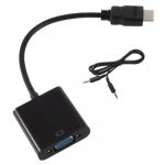 Adaptateur VGA Vers HDMI + Audio