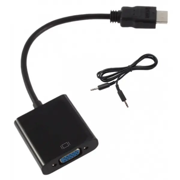 Adaptateur VGA Vers HDMI + Audio