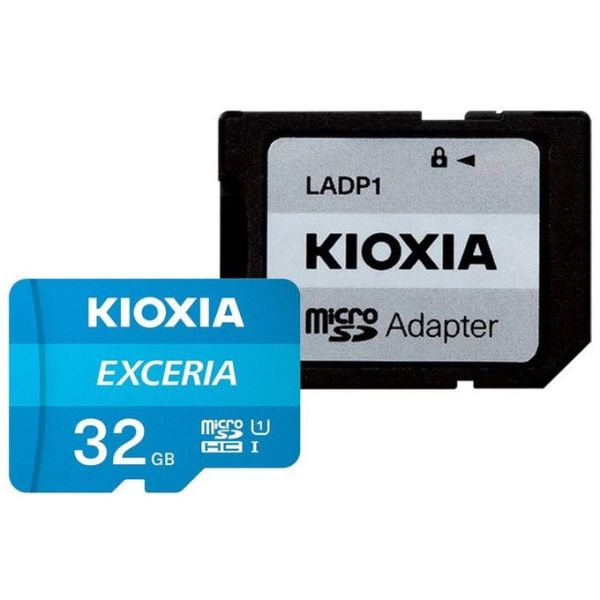 Carte Mémoire 32 Go KIOXIA Avec Adaptateur