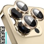 Protection Caméra Arrière iPhone 14 Pro Max -Gold