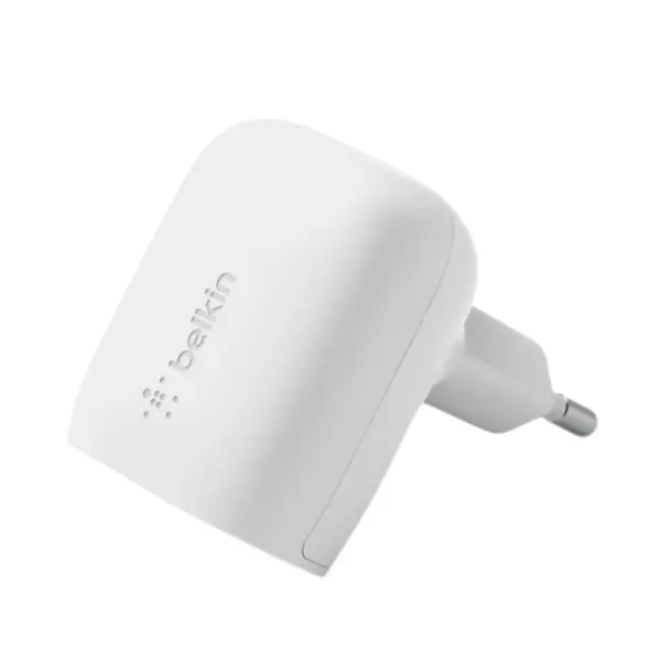 Chargeur Rapide Secteur Belkin USB-C 30W - Blanc