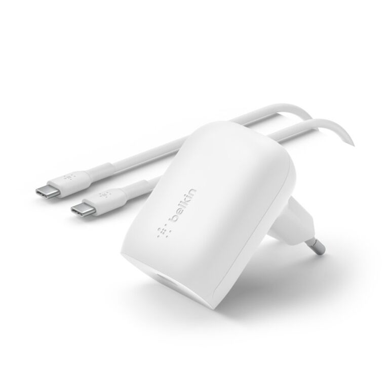 Chargeur Rapide Secteur Belkin USB-C + Cable USB-C Vers USB-C 30W