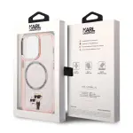 Coque Karl Lagerfeld Pour iPhone 14 Pro Max Compatible MagSafe - Pink – Image 2