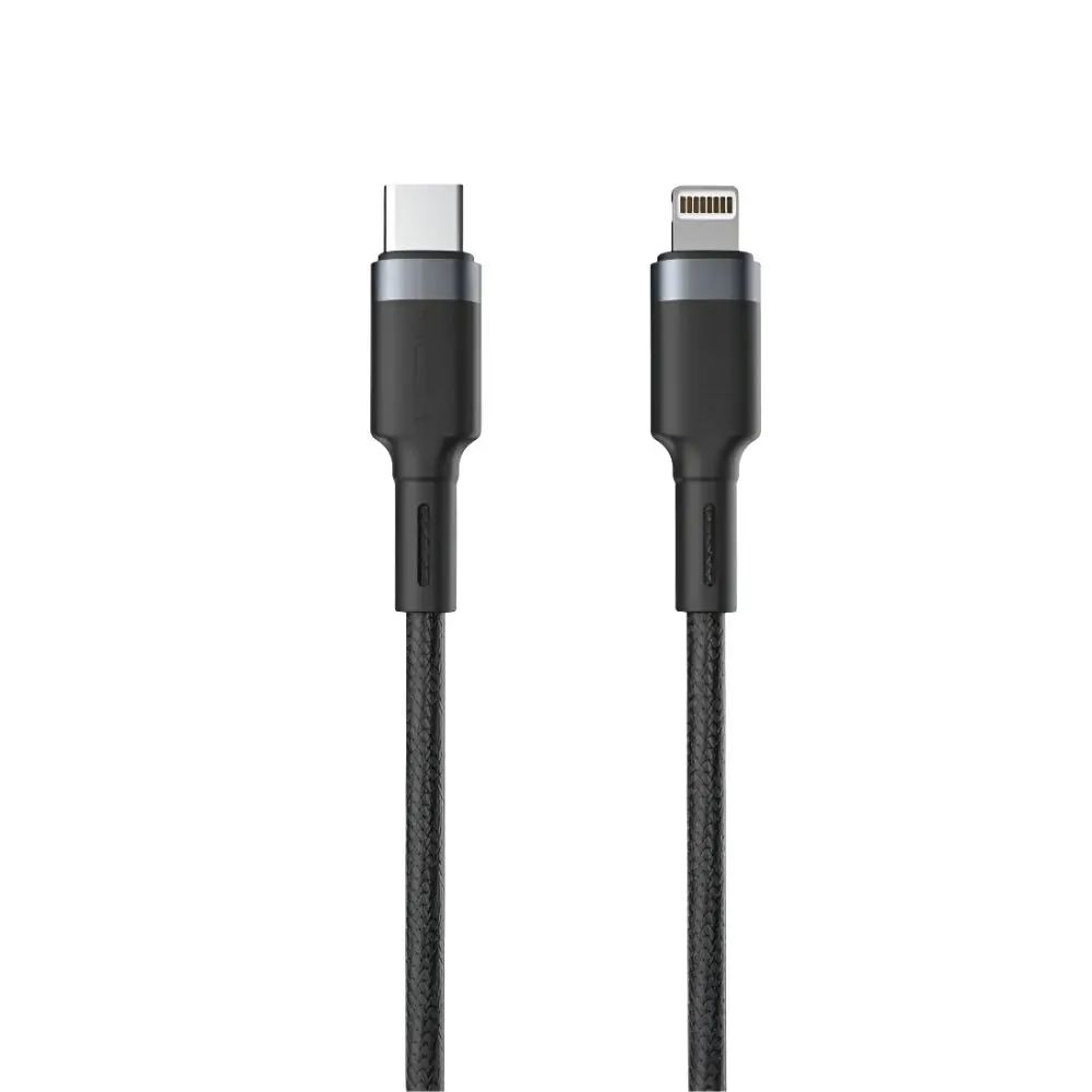 cable type c vers lightning miqia Cable MIQIA Type-C Vers Lightning 1M / 27W – Image 1