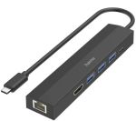 Hub USB-C Hama 6 Ports 3 USB-A / USB-C / HDMI / ETHERNET