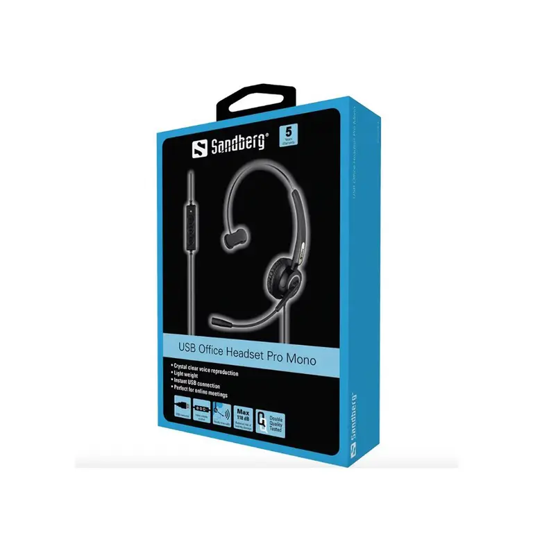 Casque USB Office Pro Mono Sandberg