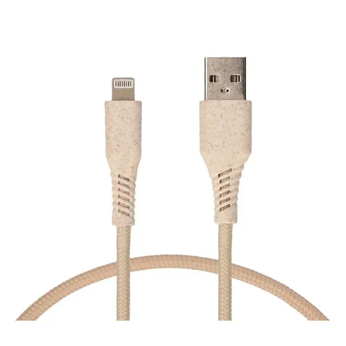 Cable USB Lightninig Eco Friendly KSIX 1M