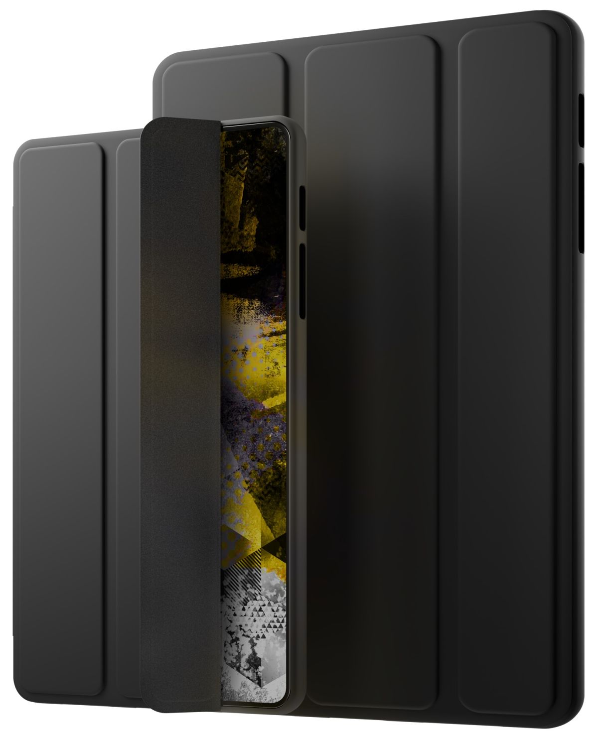 Soft Tablet Case 3mk Apple iPad Pro 12.9" 4/5/6 gen - Black