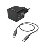 Chargeur Rapide hama Mini avec USB Type-C Power Delivery (PD) 25W