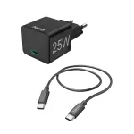 Chargeur Rapide hama Mini avec USB Type-C Power Delivery (PD) 25W