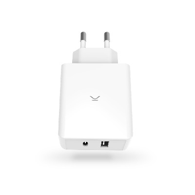 Chargeur Ultra-Rapide Secteur KSIX USB-C 45W - Blanc