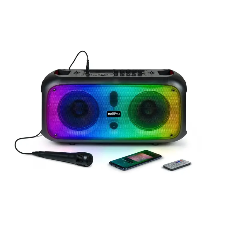 Enceinte Portable Lumineuse Bigben + Micro 200W