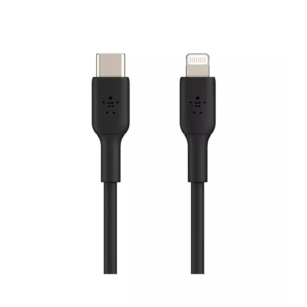 Cable Lightning Vers USB-C Belkin 1m – Black Cable Lightning Vers USB-C Belkin 1m – Black