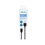 Cable USB-A Vers USB-C PHILIPS 1.2M - Black