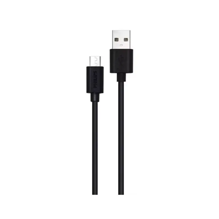 Cable USB-A Vers USB-C PHILIPS 1.2M - Black