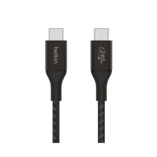 Cable USB-C Vers USB-C Belkin 240W 1M - Noir