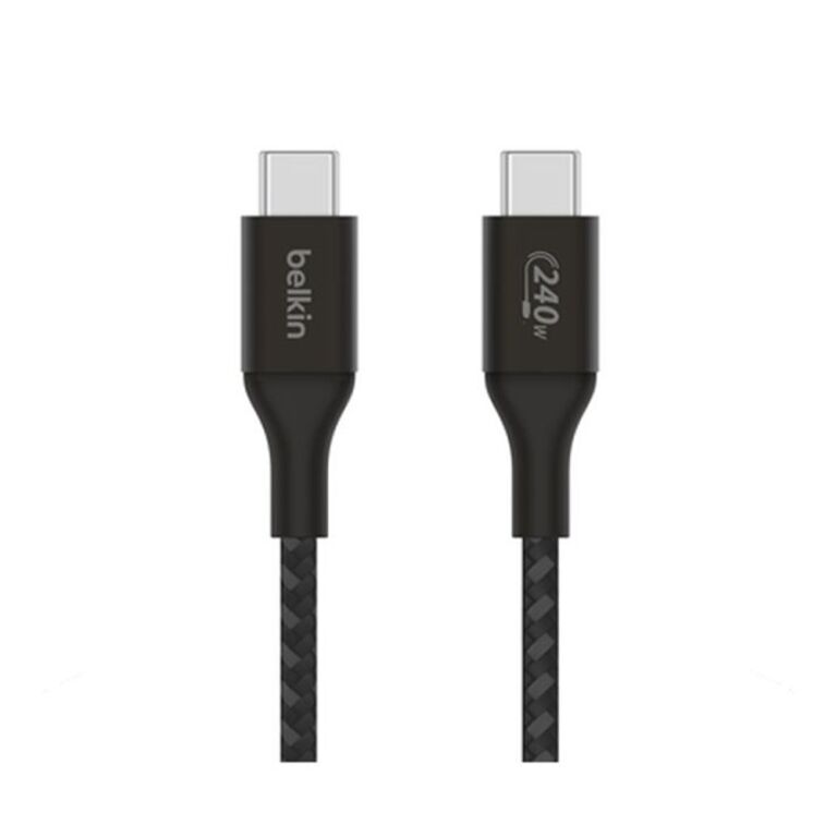 Cable USB-C Vers USB-C Belkin 240W 1M - Noir