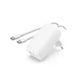 Chargeur Secteur Belkin 3 Ports USB-C PPS 25W + Câble USB-C