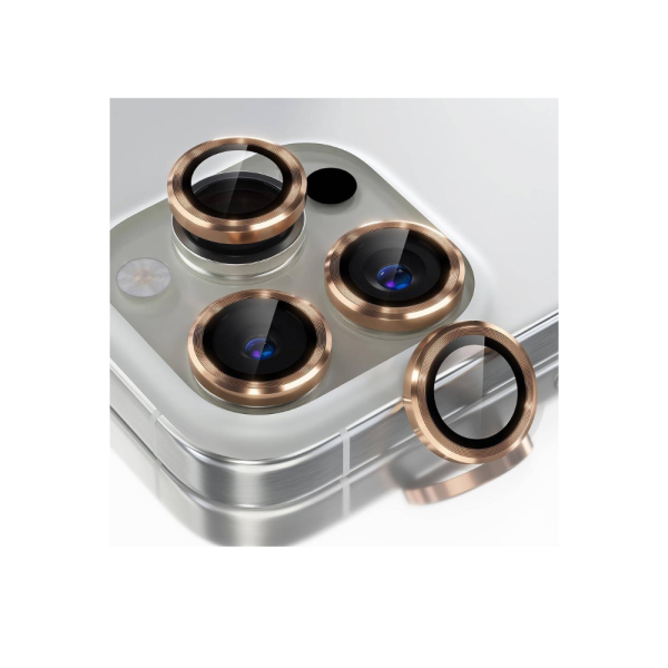 Protection Caméra Arrière iPhone 13 Pro Gold