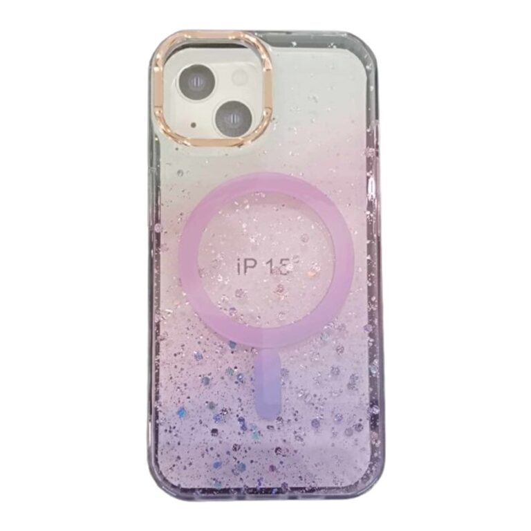 Coque à Paillettes Avec MagSafe Pour iPhone 15
