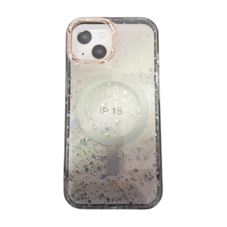 Coque à Paillettes Avec MagSafe Pour iPhone 15
