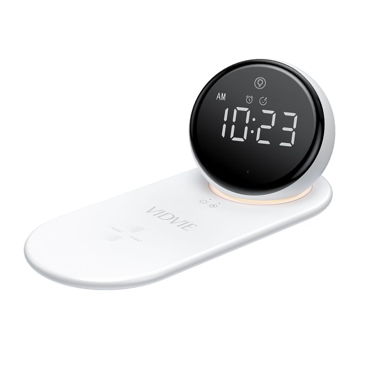 Wireless Charging Clock Speaker