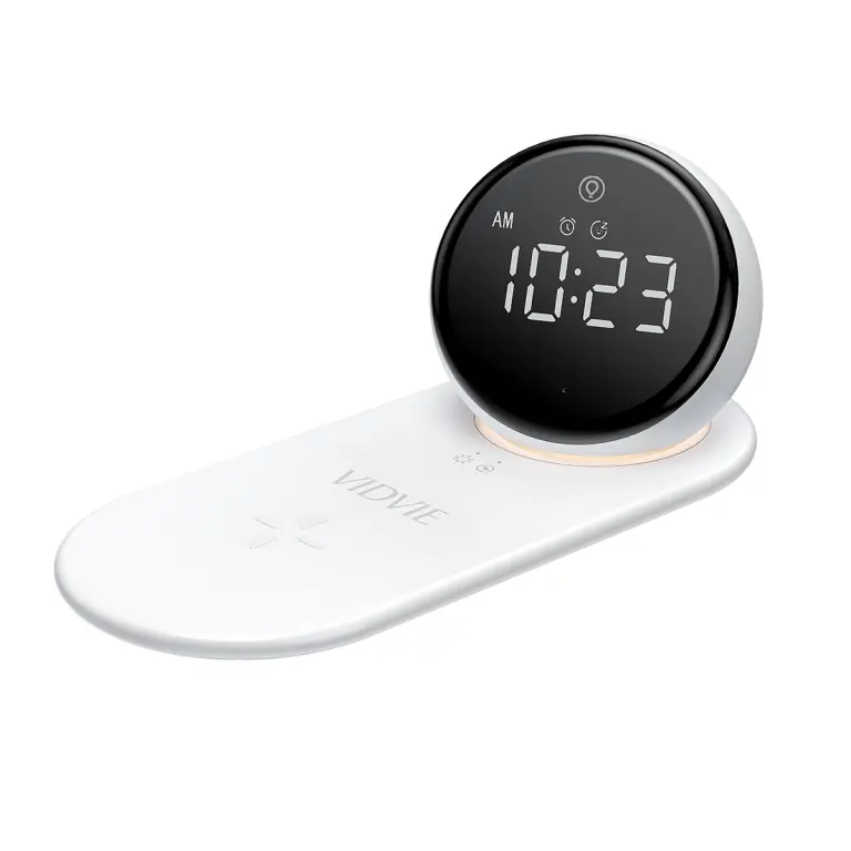 Wireless Charging Clock Speaker
