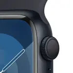 Apple Watch S9 GPS 41mm Midnight Alum Case with Midnight Sport Band – Image 3