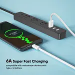 Cable Vidvie Type-C 1.2M / 6A Super Fast Charging – Image 3