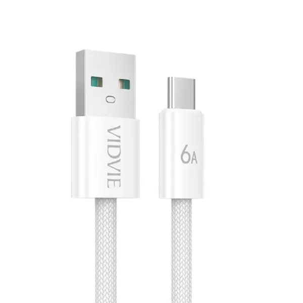 Cable Vidvie Type-C 1.2M / 6A Super Fast Charging