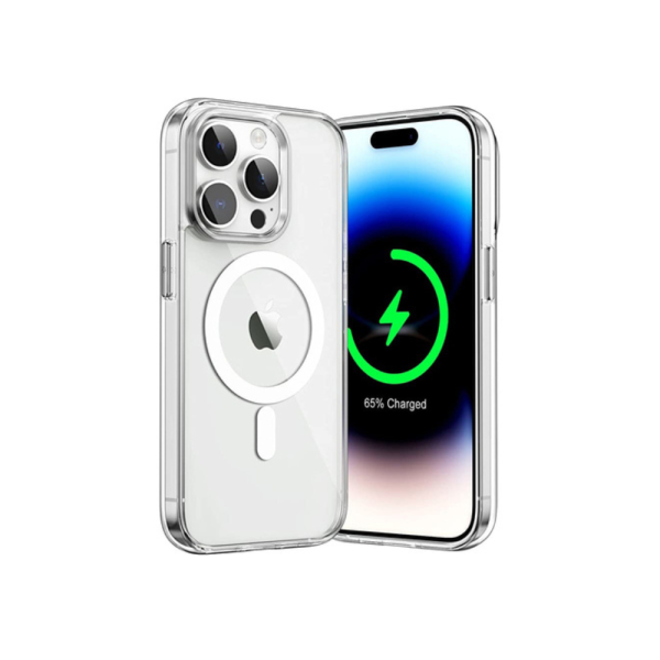 Coque transparente Avec MagSafe Pour iPhone 14 Pro Max