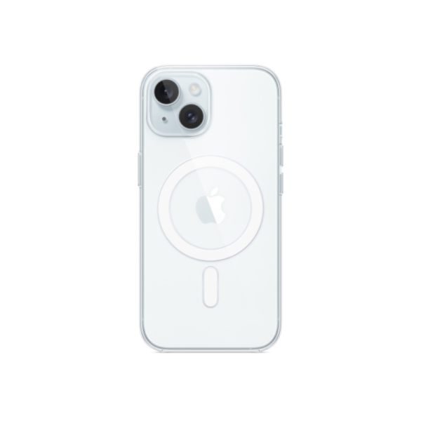 Coque transparente Avec MagSafe Pour iPhone 15
