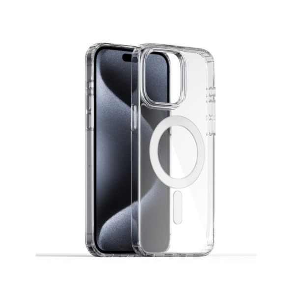 Coque transparente Avec MagSafe Pour iPhone 15 Pro Max