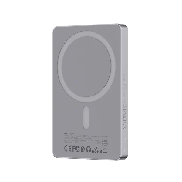 Power Bank Vidvie 5000 mAh 20W + 15W Magnetic