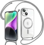 coque avec magsage pour iphone 15 gris