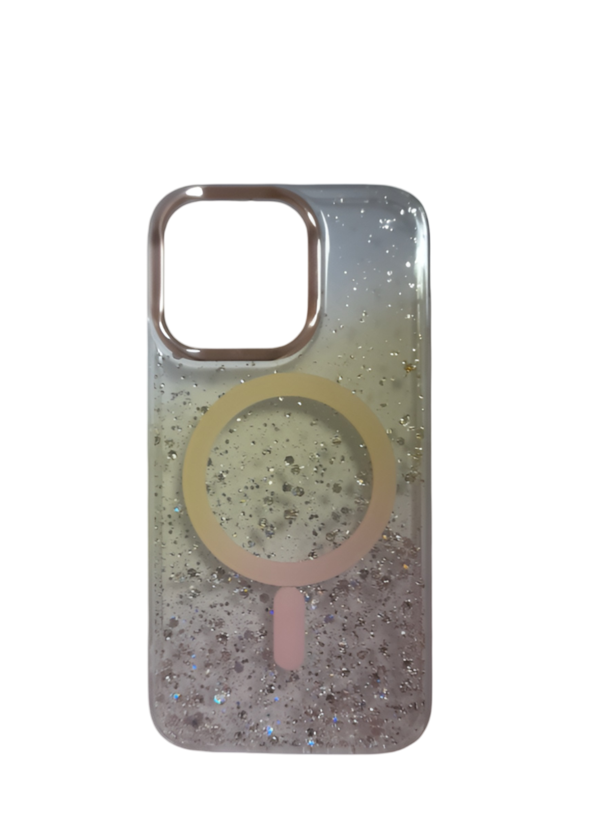 jaune Coque à Paillettes Avec MagSafe Pour iPhone 14 Pro Max