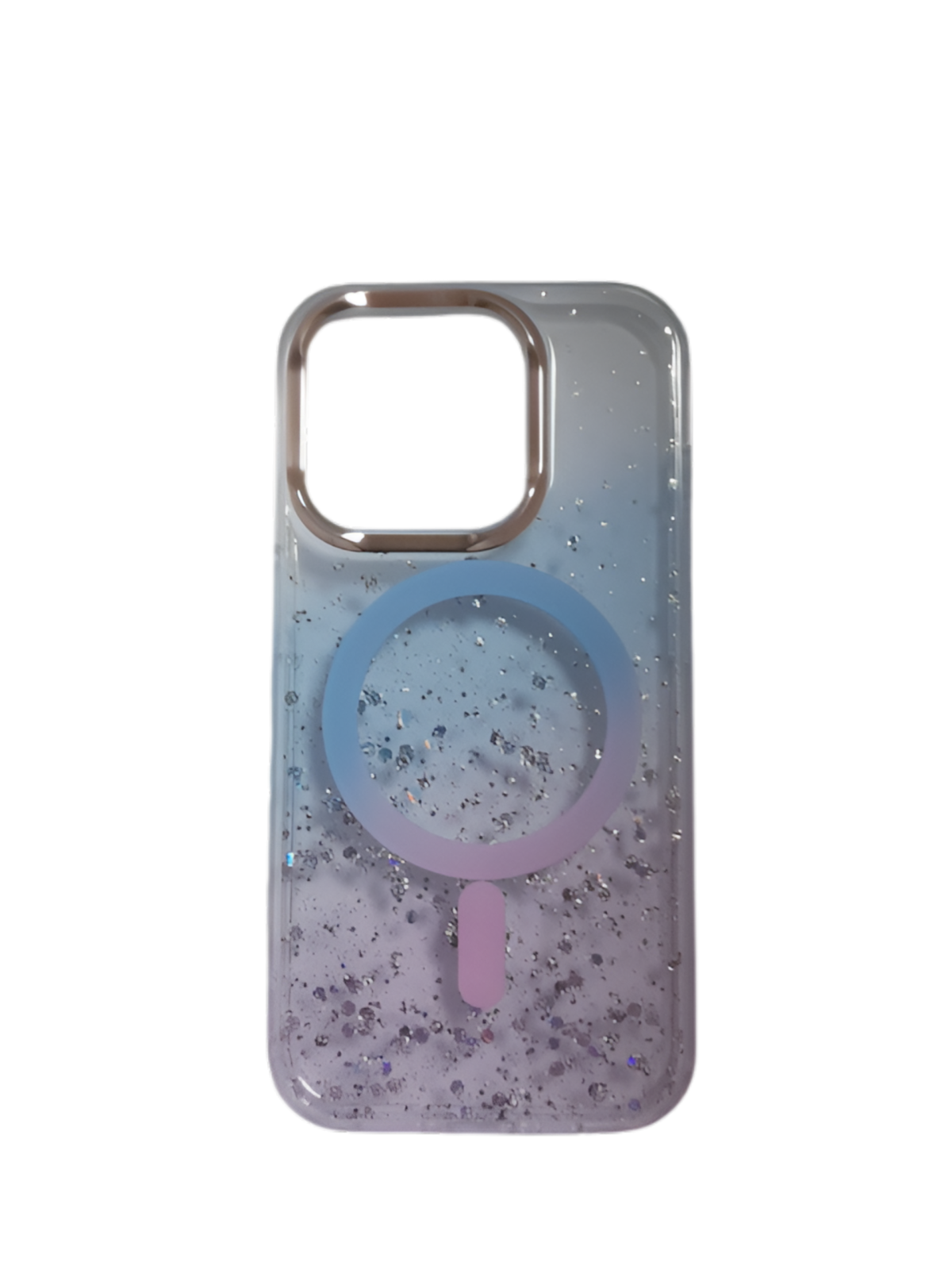 rose Coque à Paillettes Avec MagSafe Pour iPhone 14 Pro Max
