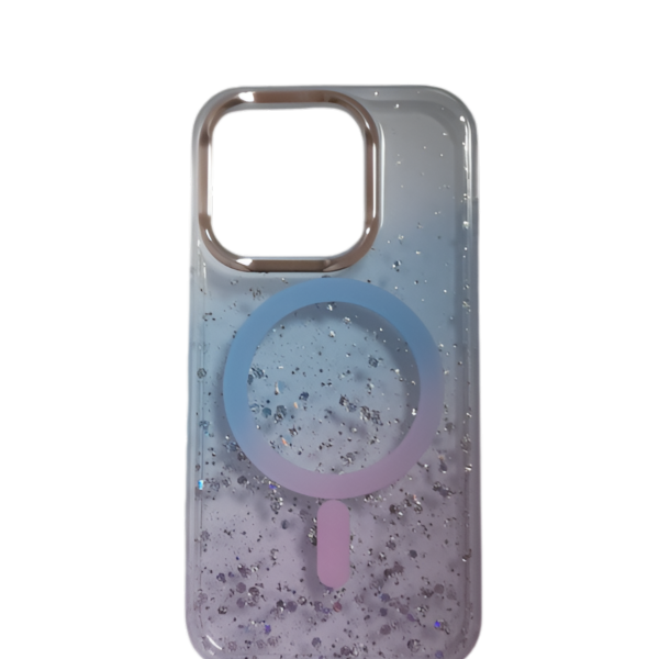 Coque à Paillettes Avec MagSafe Pour iPhone 15 Pro