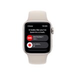 Apple Watch SE GPS Boîtier alu Starlight 40mm Bracelet Sport Stralight