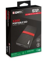 SSD Portable EMTEC 512GB USB-C 3.2 Gen2 X200 3D NAND